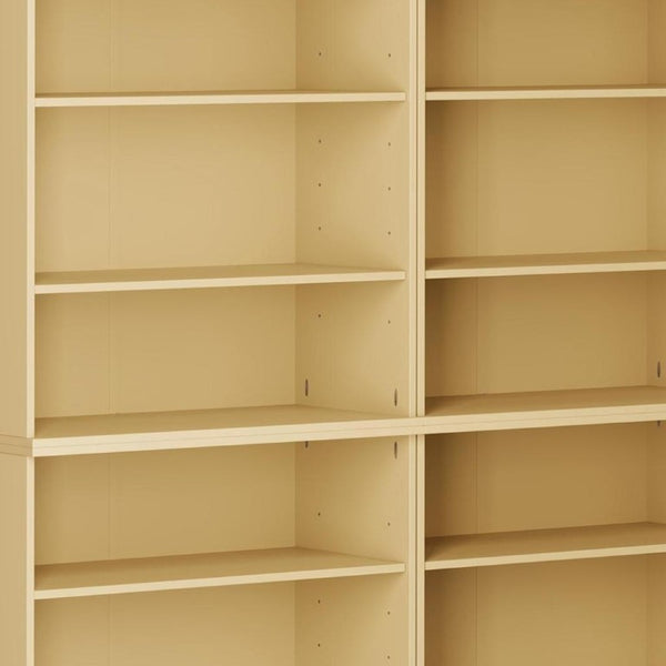 72 Inch Solid Wood Adjustable Twelve Shelf Tall Bookcase for Home Library or Office Storage