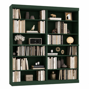 72 Inch Solid Wood Adjustable Twelve Shelf Tall Bookcase for Home Library or Office Storage