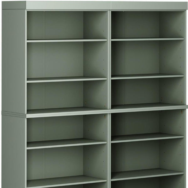 72 Inch Solid Wood Adjustable Twelve Shelf Tall Bookcase for Home Library or Office Storage