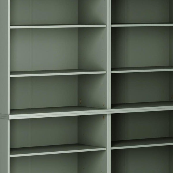 72 Inch Solid Wood Adjustable Twelve Shelf Tall Bookcase for Home Library or Office Storage