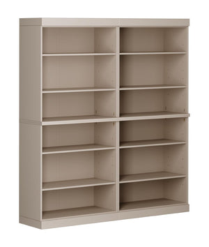 72 Inch Solid Wood Adjustable Twelve Shelf Tall Bookcase for Home Library or Office Storage