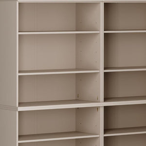 72 Inch Solid Wood Adjustable Twelve Shelf Tall Bookcase for Home Library or Office Storage