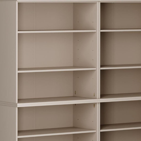 72 Inch Solid Wood Adjustable Twelve Shelf Tall Bookcase for Home Library or Office Storage