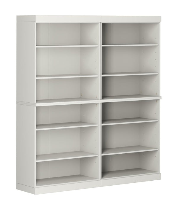 72 Inch Solid Wood Adjustable Twelve Shelf Tall Bookcase for Home Library or Office Storage