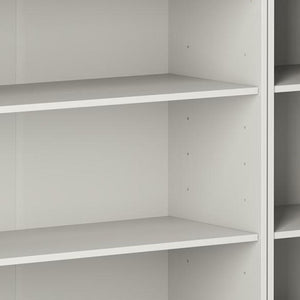72 Inch Solid Wood Adjustable Twelve Shelf Tall Bookcase for Home Library or Office Storage