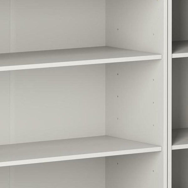 72 Inch Solid Wood Adjustable Twelve Shelf Tall Bookcase for Home Library or Office Storage