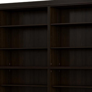 72 Inch Solid Wood Adjustable Twelve Shelf Tall Bookcase for Home Library or Office Storage
