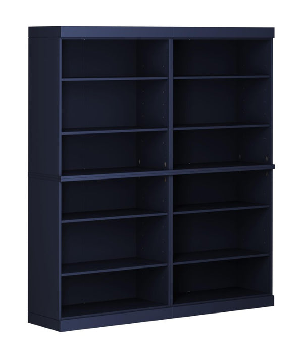 72 Inch Solid Wood Adjustable Twelve Shelf Tall Bookcase for Home Library or Office Storage