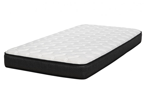 HomeRoots 7 Inch Twin Xl Plush Foam Mattress Supportive Comfort for Dorm or Guest Bedroom 746792