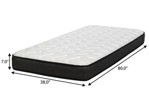 7 Inch Twin Xl Plush Foam Mattress Supportive Comfort for Dorm or Guest Bedroom