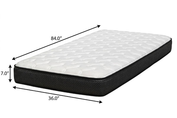 7 Inch Split California King Plush Foam Mattress for Pressure Relieving Sleep Comfort