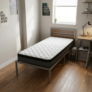 9 Inch Twin Xl Euro Top Foam Mattress for Restful Sleep and Pressure Relief