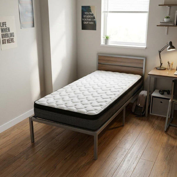 9 Inch Twin Xl Euro Top Foam Mattress for Restful Sleep and Pressure Relief
