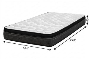 9 Inch Full Size Euro Top Foam Mattress for Restful Comfortable Sleep Support