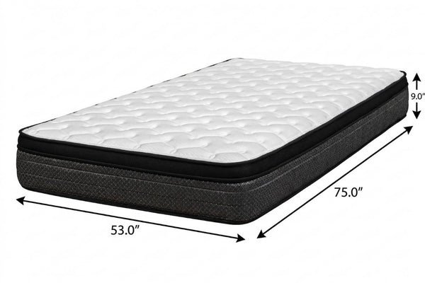 9 Inch Full Size Euro Top Foam Mattress for Restful Comfortable Sleep Support