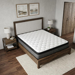 9 Inch Split California King Euro Top Foam Mattress with Medium Comfort Support