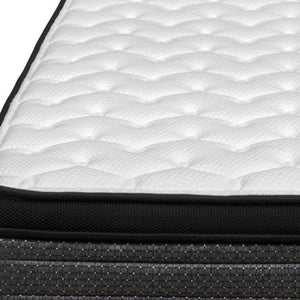 9 Inch King Size Euro Top Foam Mattress for Restful Medium Comfort Sleep