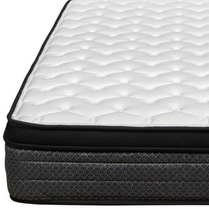 9 Inch King Size Euro Top Foam Mattress for Restful Medium Comfort Sleep