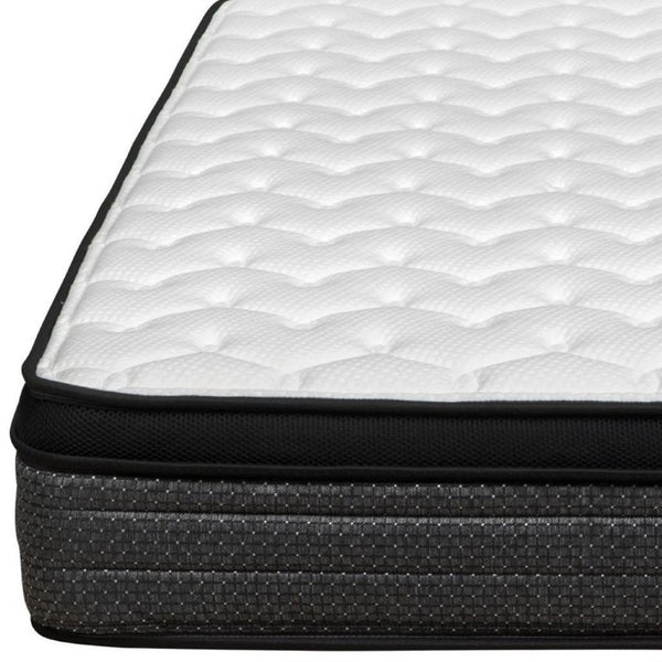 9 Inch King Size Euro Top Foam Mattress for Restful Medium Comfort Sleep