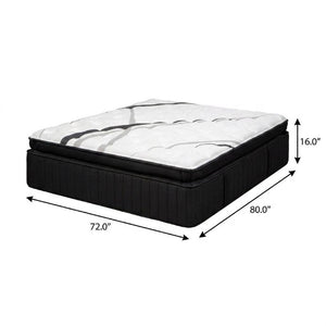 16 Inch Rv King Gel Hybrid Mattress with Graphite Titanium Foam Ultra Plush Support