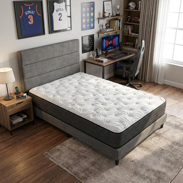 11 Inch Twin Hybrid Mattress with Foam Comfort Layer for Restful Deep Sleep