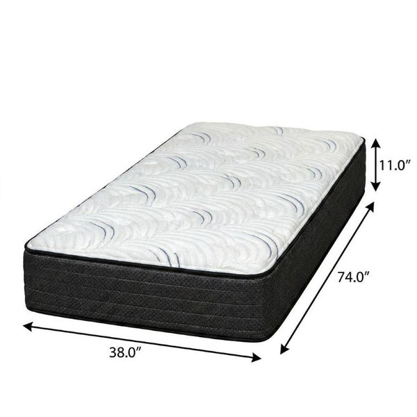 11 Inch Twin Hybrid Mattress with Foam Comfort Layer for Restful Deep Sleep