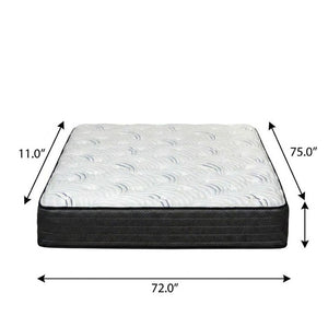 11 Inch Short King Hybrid Mattress Medium Firmness Foam Support for Deep Sleep