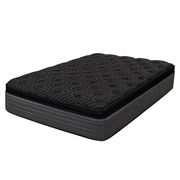 HomeRoots 15 Inch Copper Gel Hybrid Split Cal King Mattress Ultra Plush Cooling Foam Layers 746904