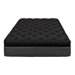 HomeRoots 15 Inch Short King Gel Infused Copper Hybrid Mattress Ultra Plush Foam Sleep 746909