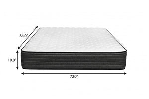 10 Inch California King Hybrid Mattress with Foam Comfort Layers for Restful Sleep