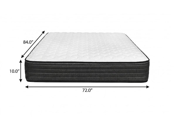 10 Inch California King Hybrid Mattress with Foam Comfort Layers for Restful Sleep