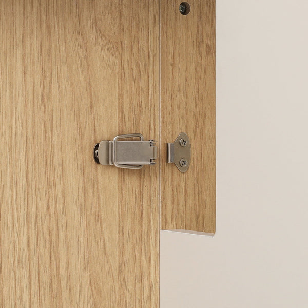 English Elm K&K Modern Extendable 59.5" Kitchen Island with Double-Sided Storage, Power Outlet & Casters White N707S000017W