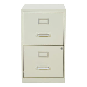 OSP Home Furnishings Metal File Cabinet Tan