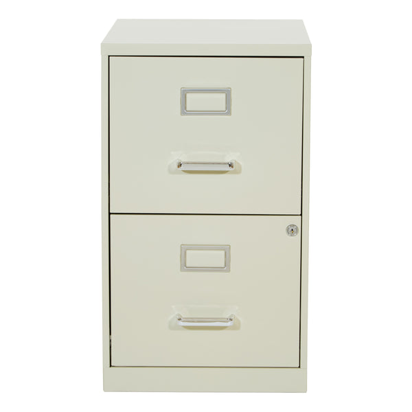 OSP Home Furnishings Metal File Cabinet Tan