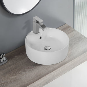 English Elm Bothwa Square Vessel Sink Vitreous Ceramic Above Counter Basin Cupc Certified B2724P262369