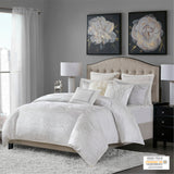 Madison Park Signature Hollywood Glam Glam/Luxury Comforter Set MPS10-310 White