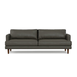 English Elm Livingston 90-Inch Premium Leather Sofa With Generous Seating, Handcrafted Comfort & Easy Care B136P364280