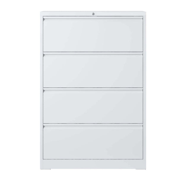 English Elm Lateral Steel Filing Cabinet Two Drawer Locking Anti-tip Home Office Storage W2735P428821