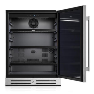 32 Inch Stainless Steel Single Zone Beverage Cooler for Kitchen Bar and Entertaining