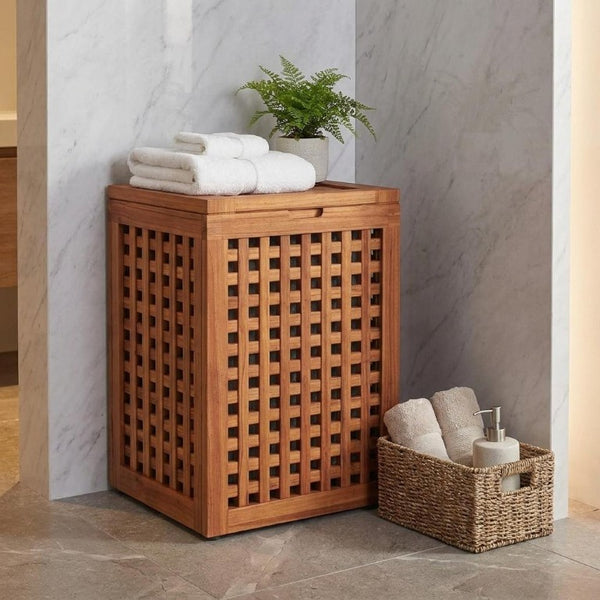 14 Inch Solid Wood Bathroom Furniture Set for Elegant Organized and Stylish Storage Solutions