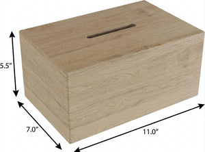 7 Inch Solid Wood Bathroom Organizer Set with Elegant Storage for a Tidy Vanity