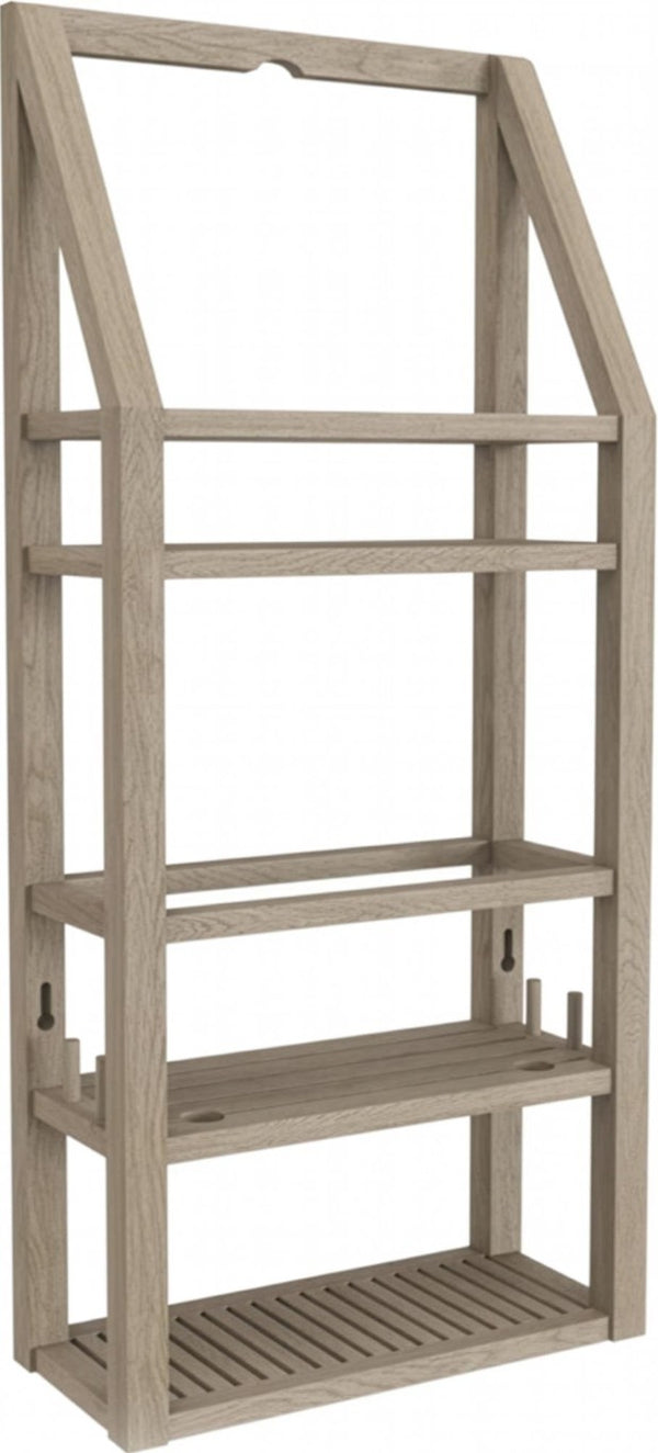 5 Piece Solid Wood Bathroom Furniture Set for Elegant Modern Storage and Organization