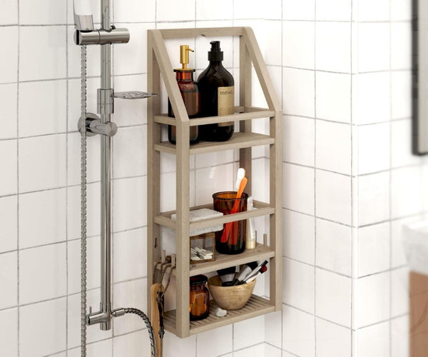 5 Piece Solid Wood Bathroom Furniture Set for Elegant Modern Storage and Organization