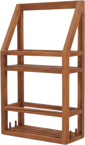 5 Piece Solid Wood Bathroom Furniture Set for Elegant Modern Storage and Organization