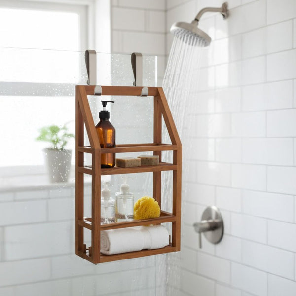 5 Piece Solid Wood Bathroom Furniture Set for Elegant Modern Storage and Organization