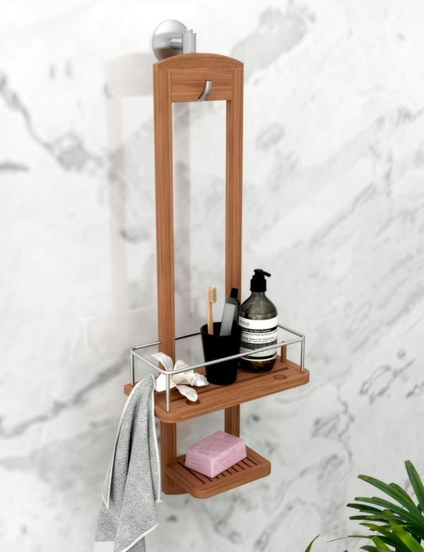5 Piece Solid Wood Bathroom Furniture Set for Elegant Modern Storage and Organization
