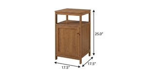 18 Inch Solid Wood Bathroom Organizer Set for Elegant and Functional Storage