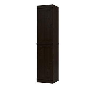 72 Inch Espresso Solid Wood Freestanding Pantry Cabinet for Kitchen or Hallway