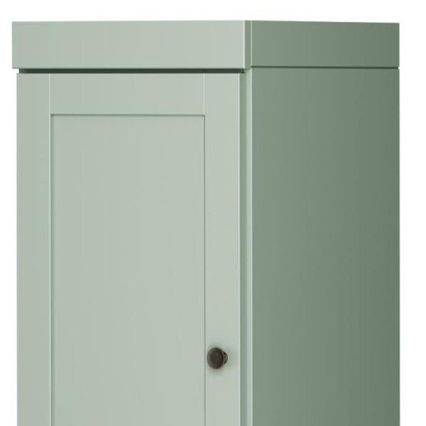 72 Inch Sage Solid Wood Freestanding Pantry Cabinet with Double Doors for Kitchen