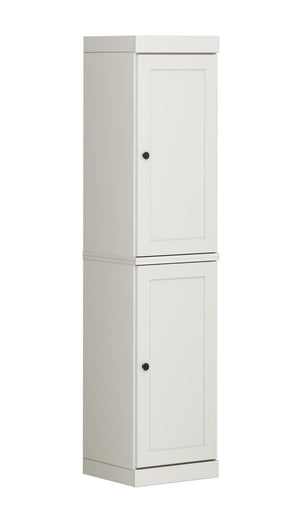 72 Inch Solid Wood Freestanding Pantry Cabinet Tall Storage Closet in Off White